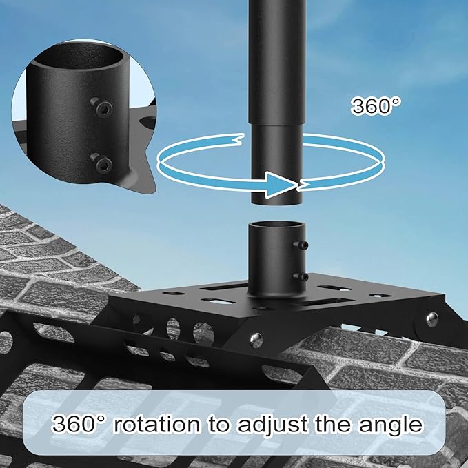 Starlink Gen 3 Roof Ridge Mount Non-Penetrating 360° Rotatable